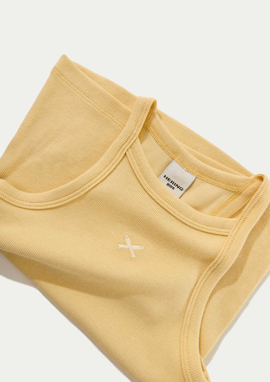 Foto do produto: Regata Infantil Menina Em Ribana - Amarelo