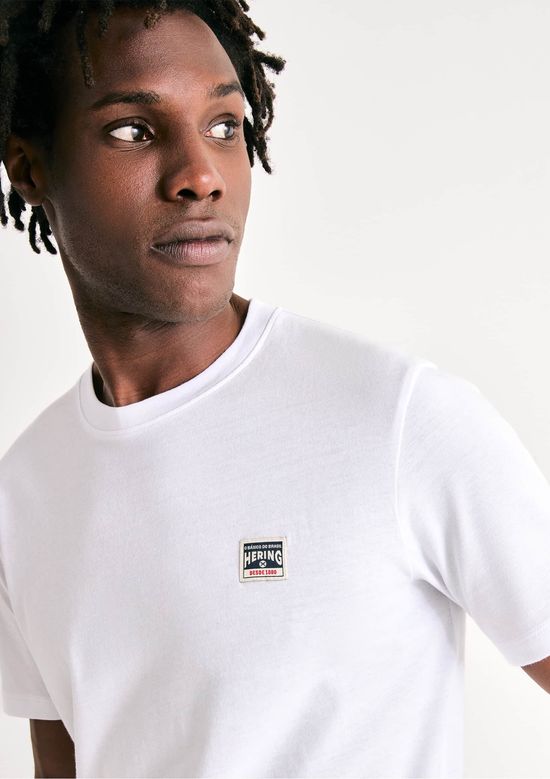 Foto do produto: Camiseta Masculina Manga Curta Com Estampa - Branco