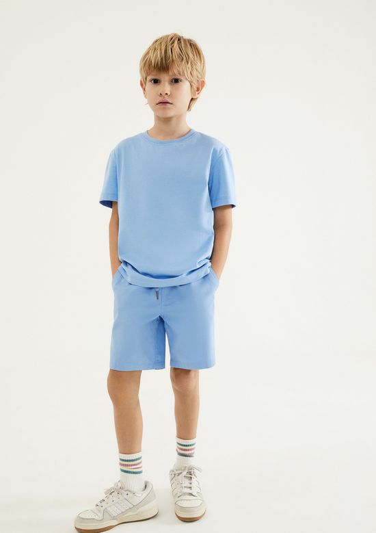 Foto do produto: Bermuda Infantil Menino Reta - Azul