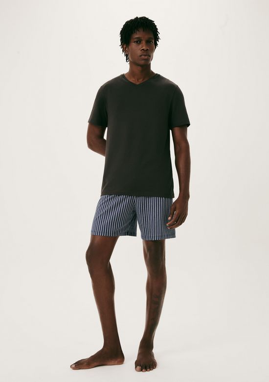 Foto do produto: Pijama Masculino Curto Em Malha - Marrom