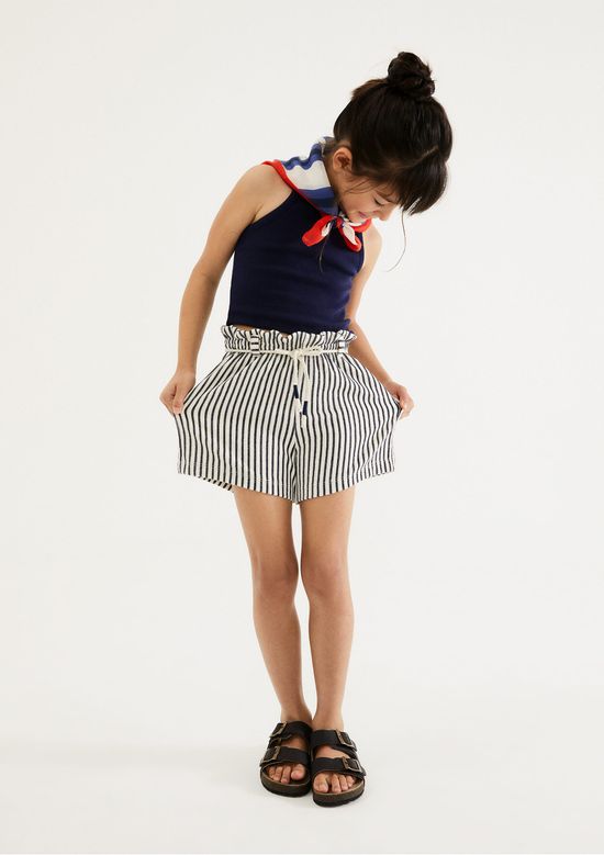 Foto do produto: Conjunto Infantil Menina Em Fio Tinto - Azul