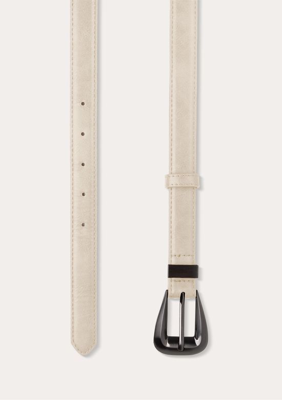 Foto do produto: Cinto Feminino Fivela De Metal - Creme