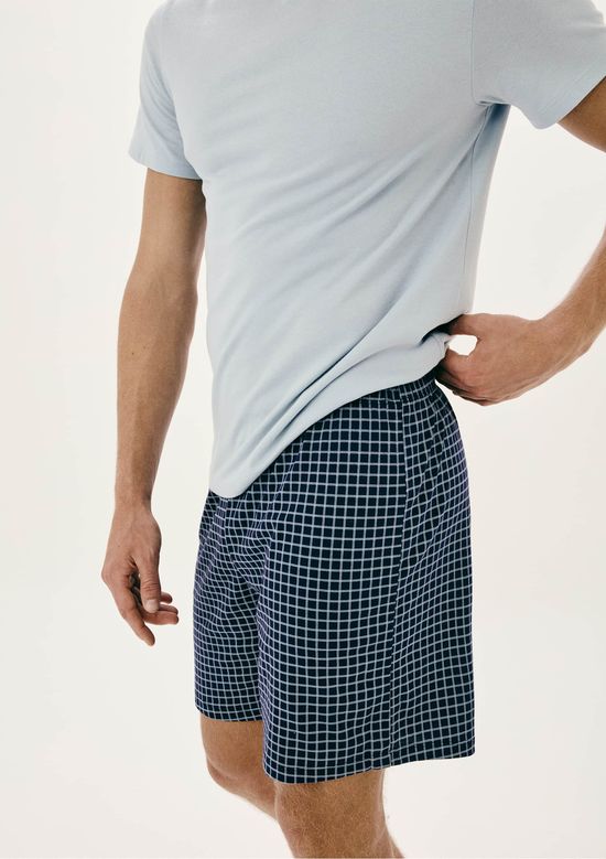 Foto do produto: Pijama Masculino Curto Em Malha - Azul