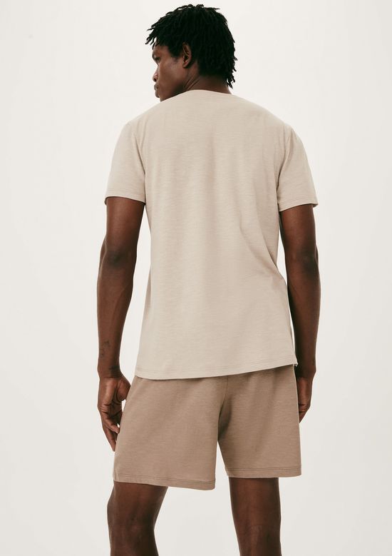 Foto do produto: Pijama Curto Masculino Com Bordado - Bege