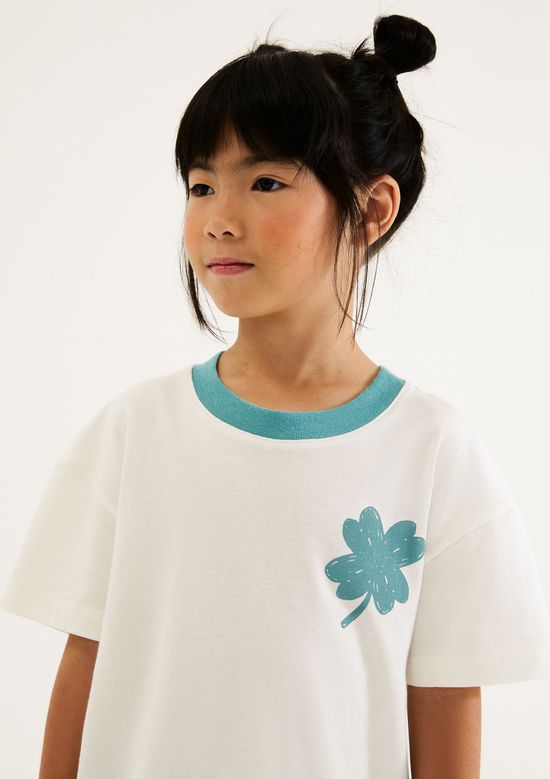 Foto do produto: Pijama Curto Infantil Unissex + Porta Pijamas - Creme