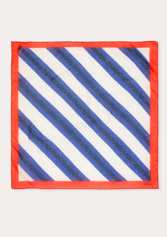 Foto do produto: Lenço Feminino Grande Estampado Em Voil - Azul