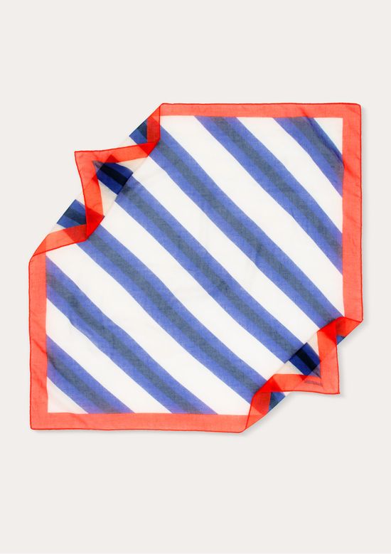 Foto do produto: Lenço Feminino Grande Estampado Em Voil - Azul