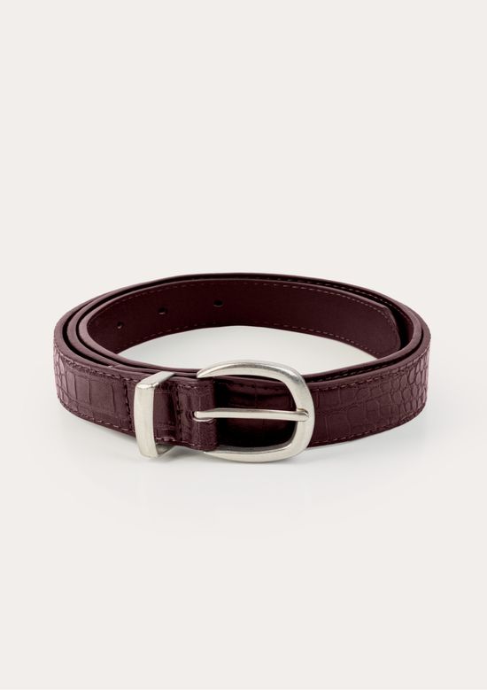 Foto do produto: Cinto Feminino Pu Croco - Vinho
