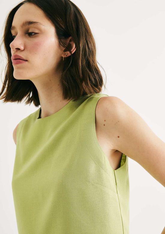 Foto do produto: Regata Feminina Com Linho - Verde