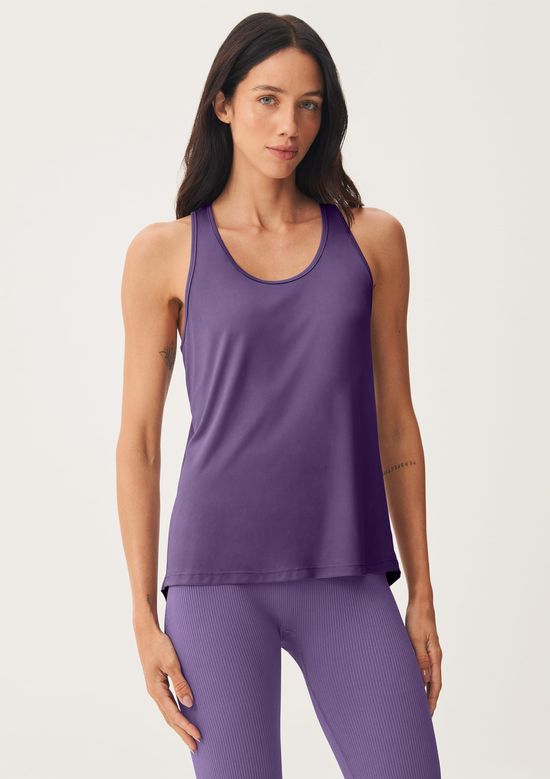 Foto do produto: Regata Esportiva Feminina Nadador Proteção UV - Roxo