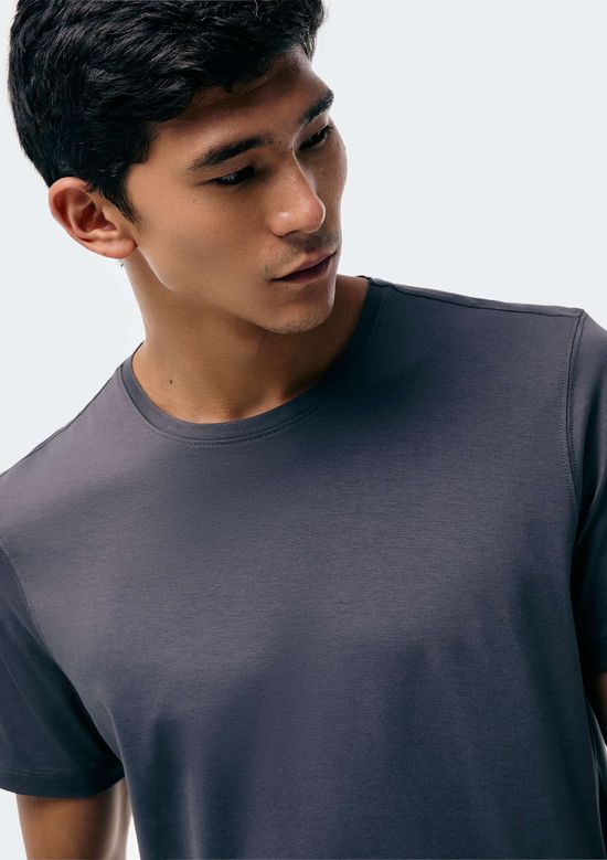 Foto do produto: Camiseta Básica Masculina Manga Curta Pima - Cinza