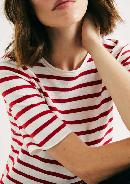 Foto do produto: Blusa Feminina Em Tricô Fio Tinto - Vermelho