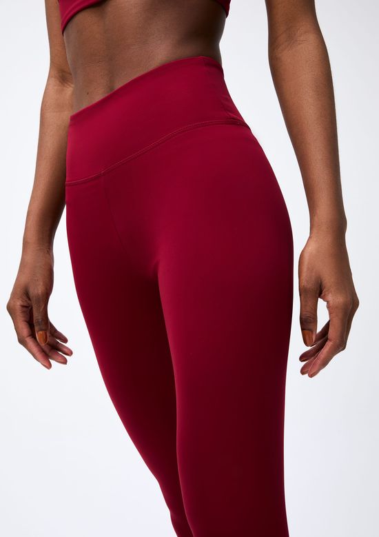 Foto do produto: Calça Legging Esportiva Feminina Com Fio LYCRA® - Vermelho