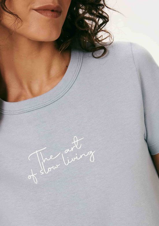 Foto do produto: Pijama Longo Feminino Estampado - Azul