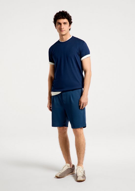 Foto do produto: Camiseta Masculina Slim Em Malha Tech - Azul
