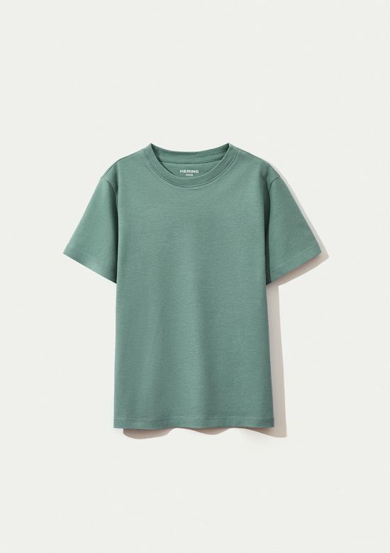 Foto do produto: Camiseta Básica Infantil Menino Manga Curta Slim - Verde