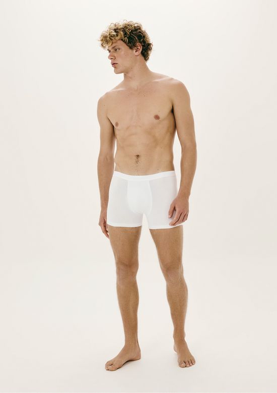 Foto do produto: Cueca Boxer Com Elástico Personalizado - Branco