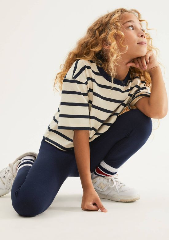 Foto do produto: Calça Legging Básica Infantil Menina Tradicional - Azul
