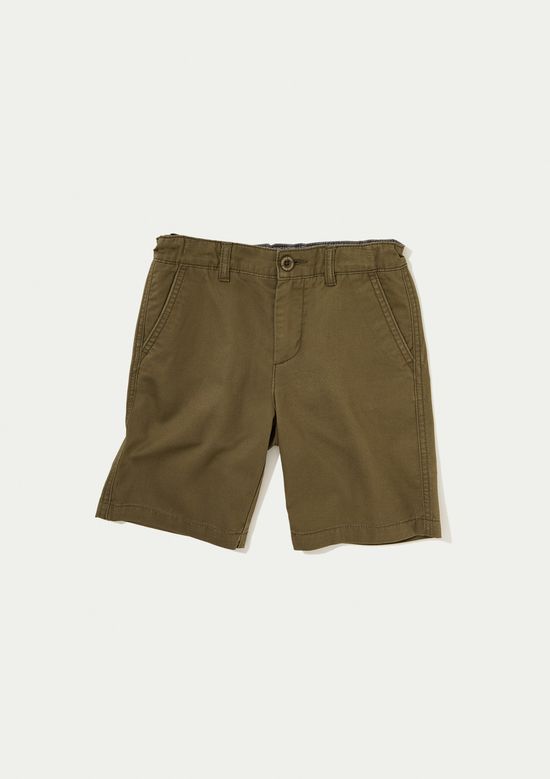 Foto do produto: Bermuda Básica Infantil Menino Chino - Verde