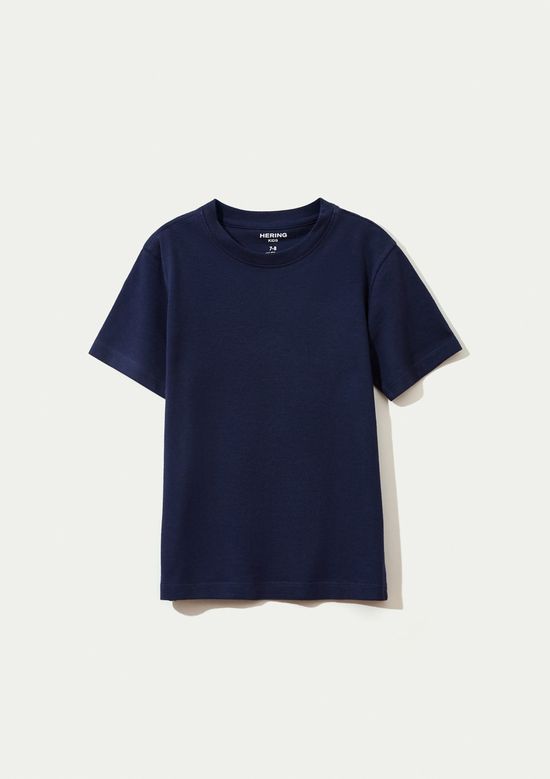 Foto do produto: Camiseta Básica Infantil Menino Manga Curta Slim - Azul