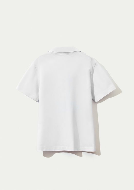 Foto do produto: Camisa Polo Infantil Menino Manga Curta Em Piquet - Branco