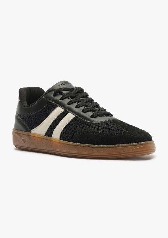 Foto do produto: Tênis Feminino Casual Recortes - Preto