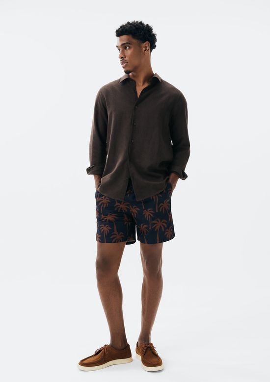 Foto do produto: Shorts Praia Masculino Estampado - Azul