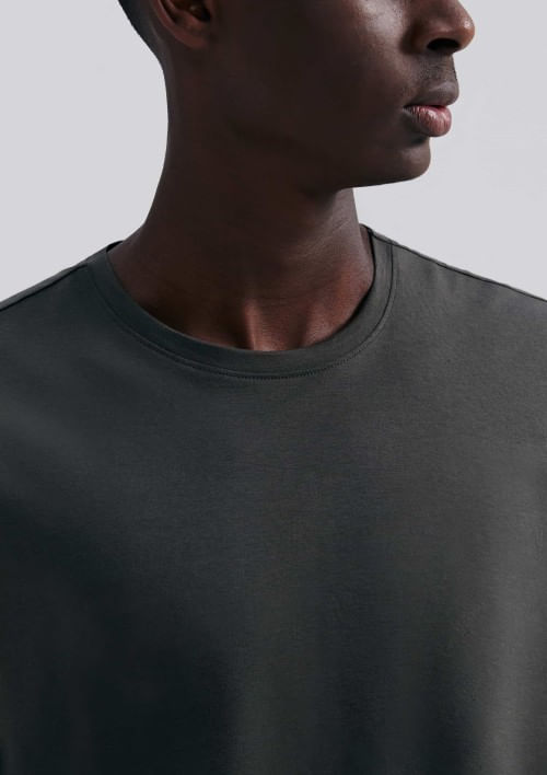 Foto do produto: Camiseta Básica Masculina Manga Curta Pima - Verde