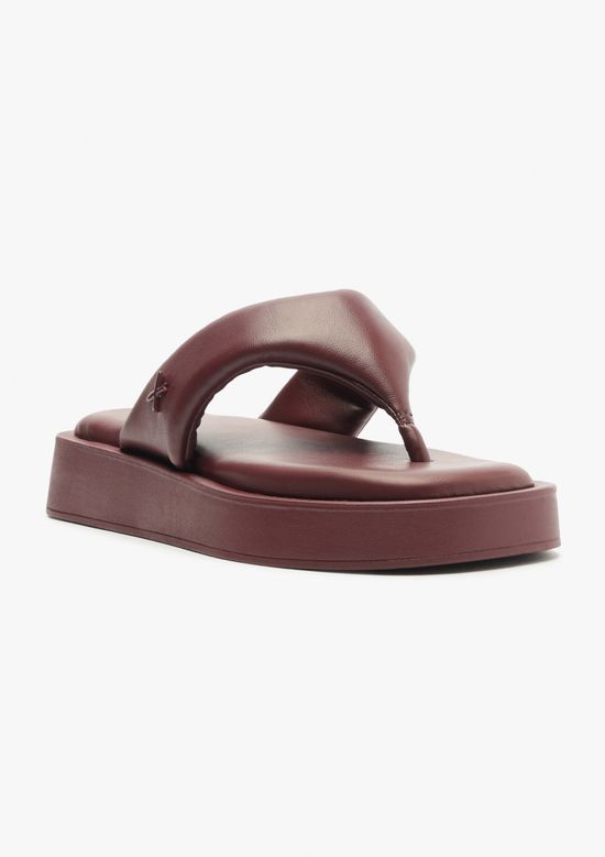 Foto do produto: Sandália Solar Hering Flatform Feminina - Marsala