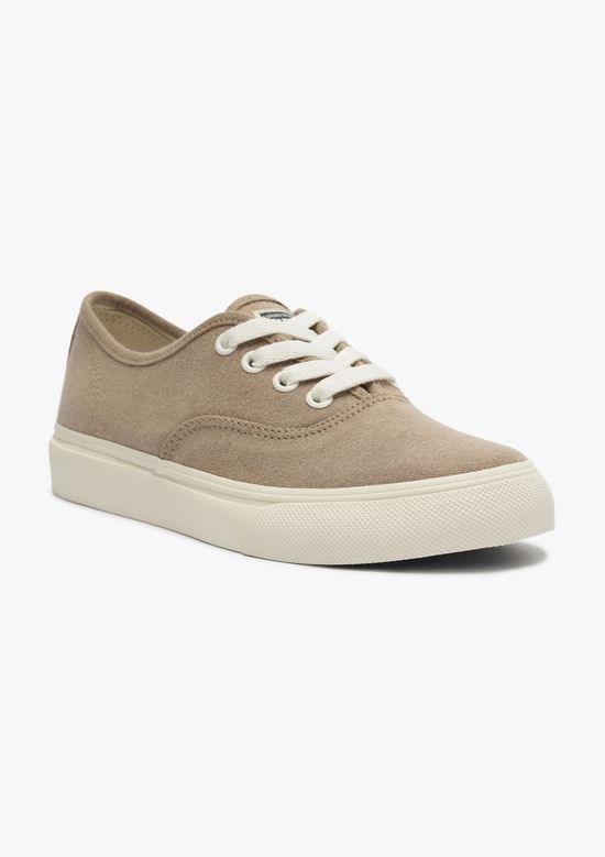 Foto do produto: Tênis Masculino Casual Lona - Bege