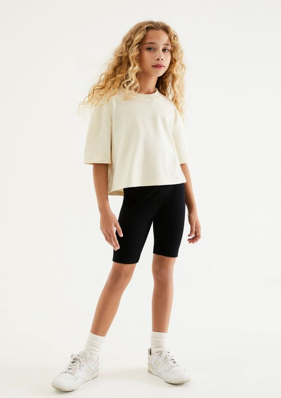 Foto do produto: Bermuda Básica Infantil Menina Ciclista - Preto