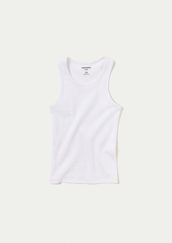 Foto do produto: Regata Básica Infantil Menina Em Ribana - Branco