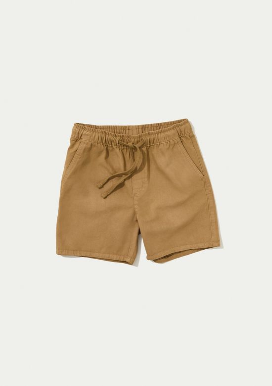 Foto do produto: Shorts Infantil Menino Em Sarja - Caqui