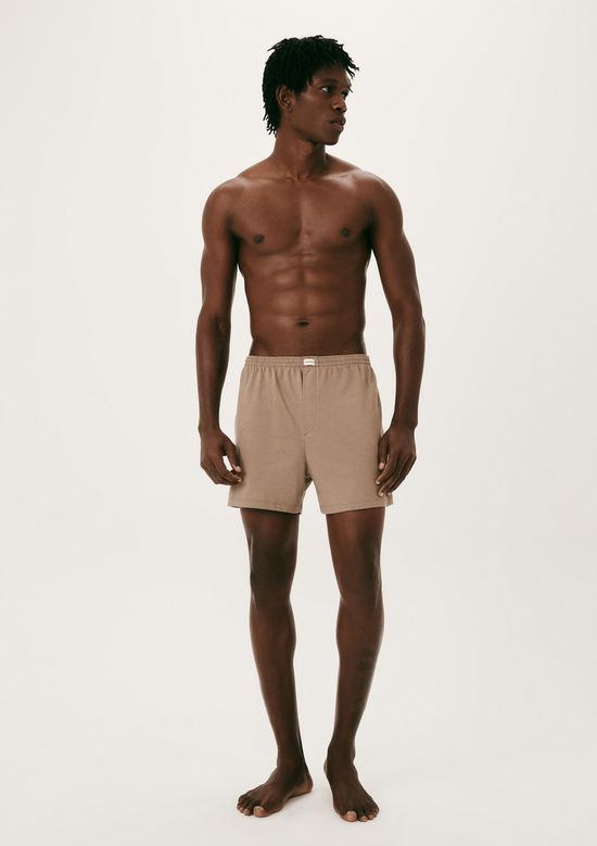Foto do produto: Cueca Samba Canção Com Etiqueta - Marrom