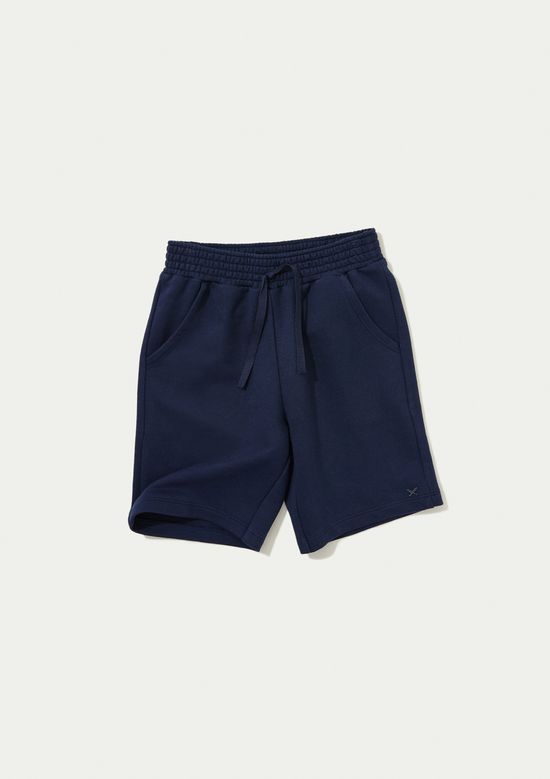Foto do produto: Bermuda Básica Infantil Menino Em Moletom - Azul