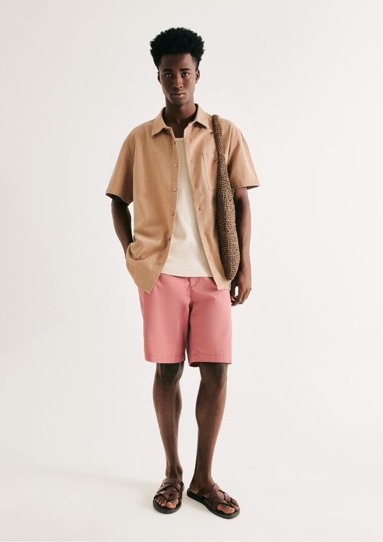 Foto do produto: Bermuda Básica Masculina Chino - Rosa