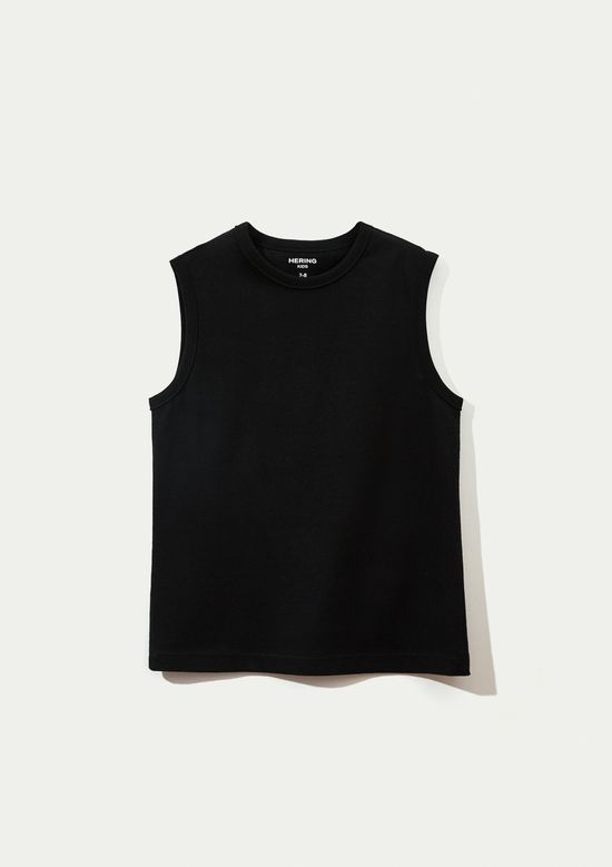 Foto do produto: Regata Básica Infantil Menino Regular - Preto