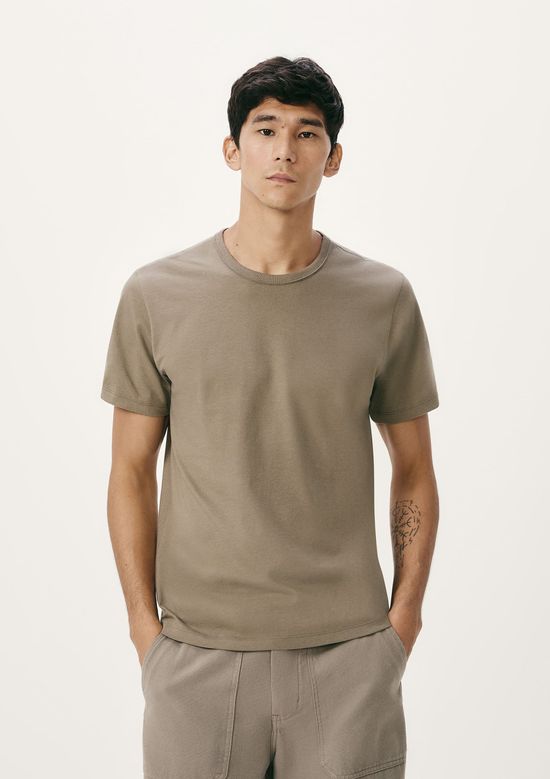 Foto do produto: Camiseta Básica Masculina Manga Curta Slim - Verde