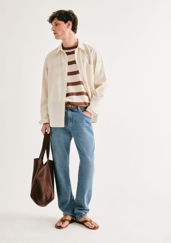 Foto do produto: Calça Jeans Básica Masculina Reta - Azul