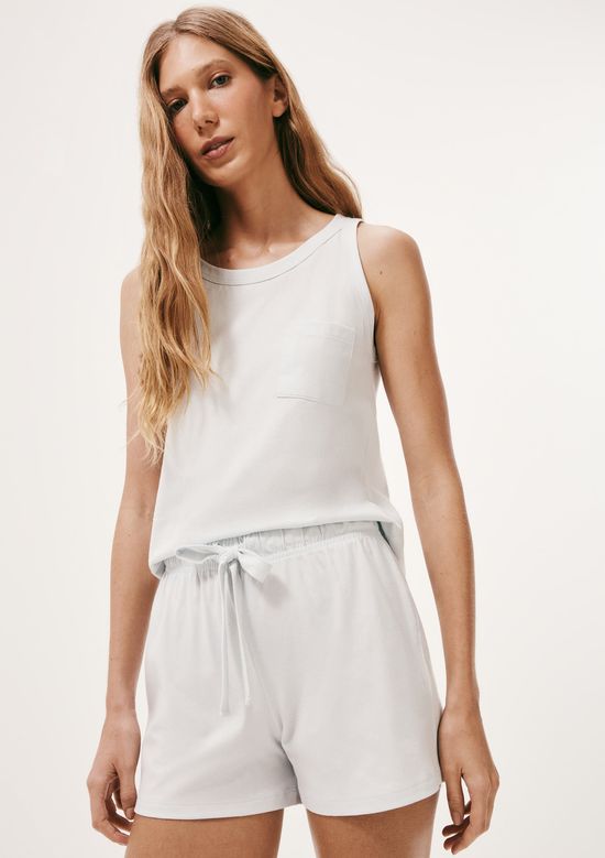 Foto do produto: Pijama Feminino Em Malha de Algodão - Azul