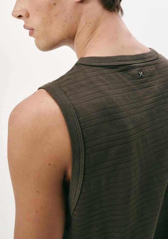 Foto do produto: Regata Masculina Texturizada - Verde