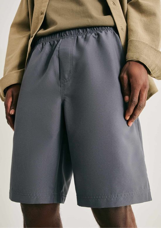 Foto do produto: Bermuda Masculina Praia Reta - Cinza