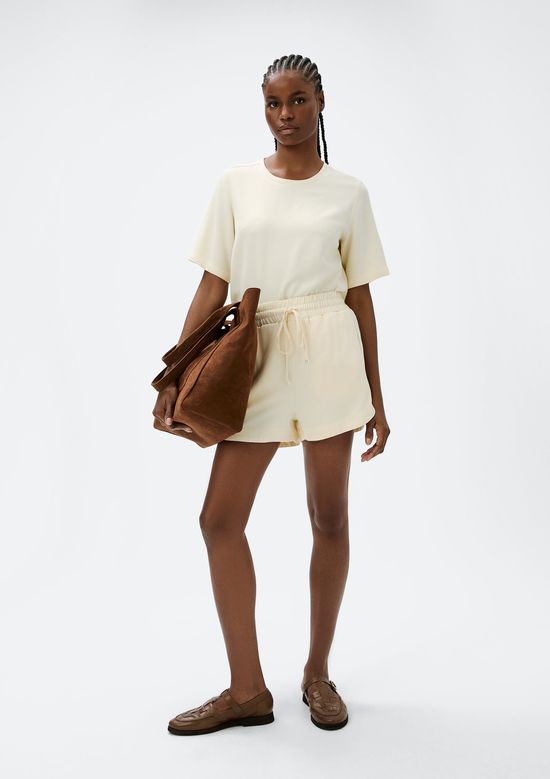 Foto do produto: Blusa Feminina Em Viscose Creponada - Creme