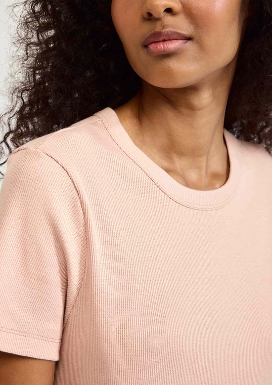 Foto do produto: Pijama Curto Feminino Oversized Com Linho - Rosa