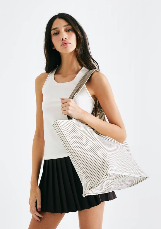 Foto do produto: Bolsa Esportiva Feminina Tote - Off white