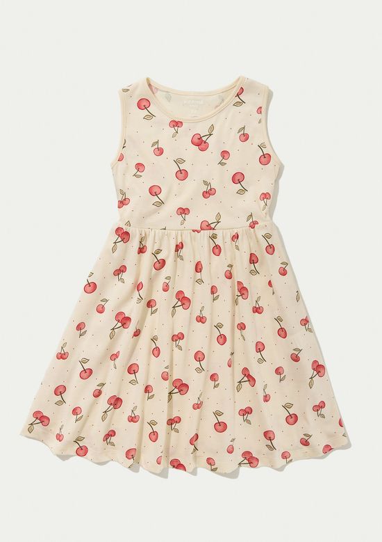 Foto do produto: Vestido Curto Infantil Estampado - Off white