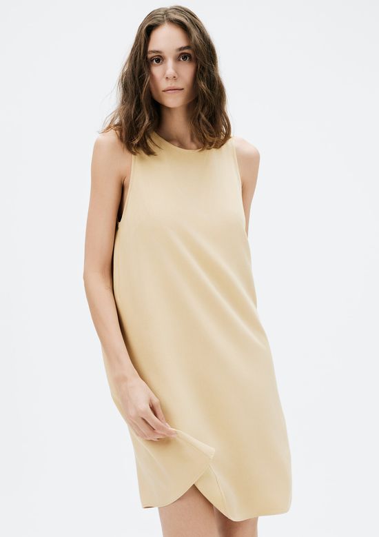 Foto do produto: Vestido Curto Em Viscose - Bege