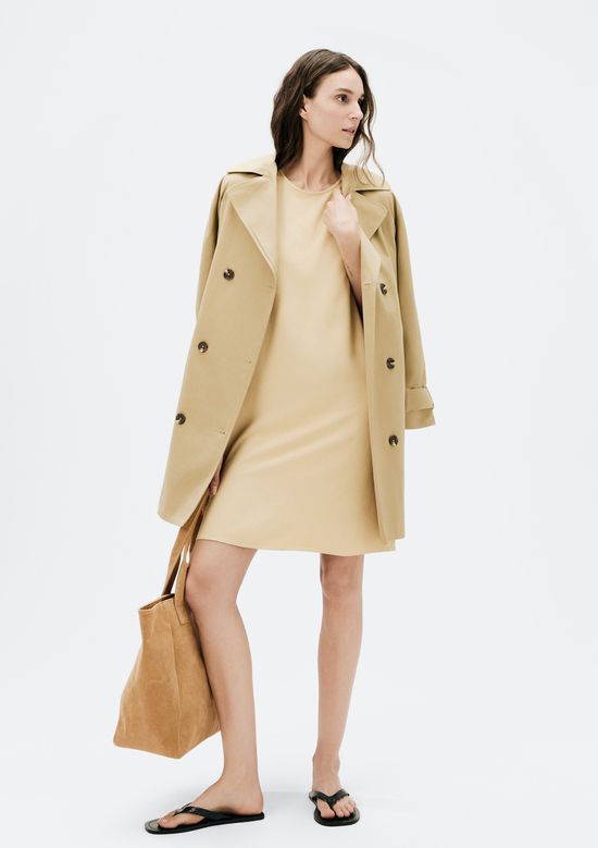 Foto do produto: Vestido Curto Em Viscose - Bege