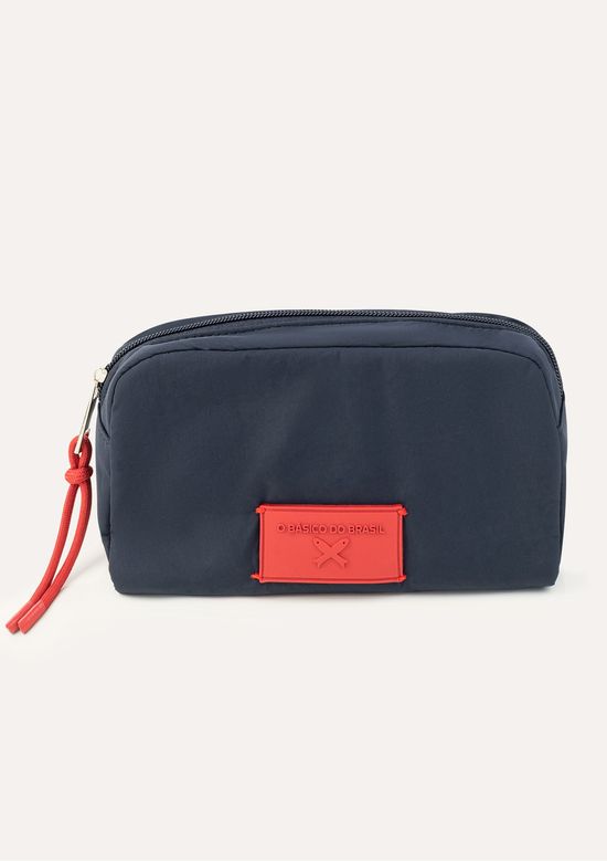 Foto do produto: Necessaire Feminina Em Nylon - Azul