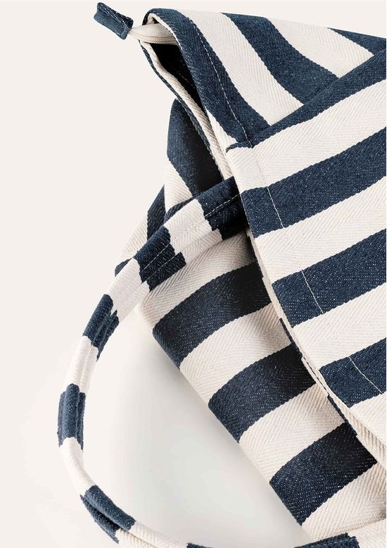 Foto do produto: Bolsa Feminina Tote Grande Listrada - Azul